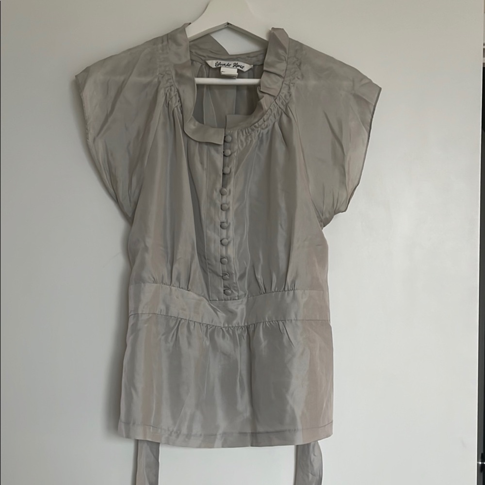 Chic Gray Blouse by [Brand]